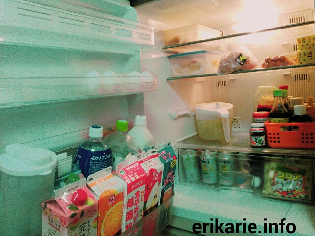 冷蔵庫の片付けビフォーアフター写真