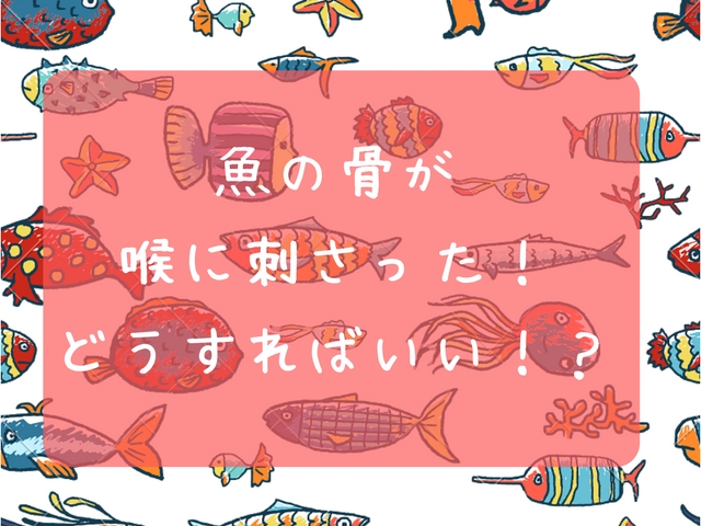 魚の骨が子供の喉に刺さった 対処法 病院での措置など体験談 片付けブログ ずぼらイズ 子育て中のずぼら主婦による汚部屋お片付けの記録