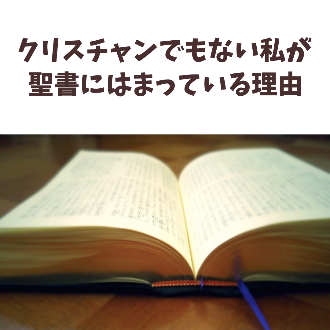 聖書を読むメリット クリスチャンでもなんでもない私が聖書を読んだら すごく役立つと思った理由 片付けブログ ずぼらイズ 子育て中のずぼら主婦による汚部屋お片付けの記録